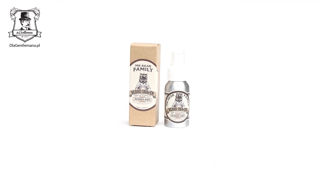Mr Bear Family Beard Shaper Woodland 50 ml - prezentacja balsamu do brody