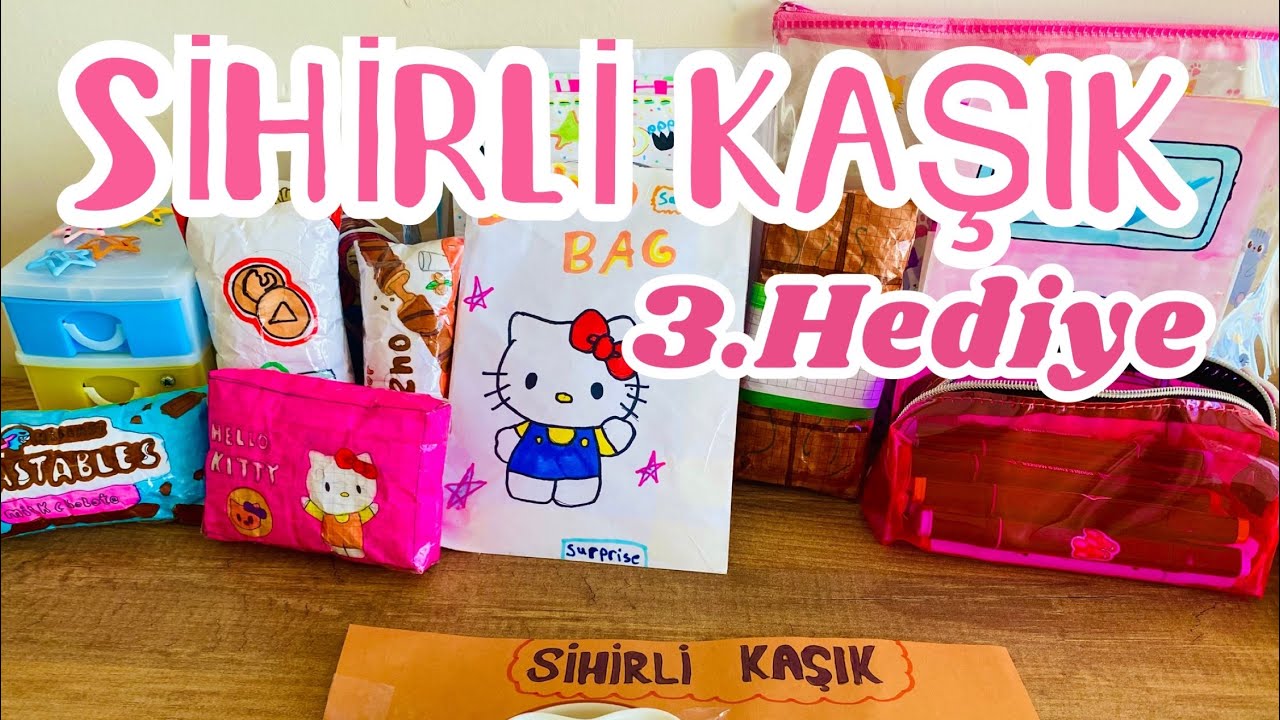 🌈SİHİRLİ KAŞIK SON HEDİYELER 🌈 Kağıttan Etkinliklerimi size hediye gönderiyorum🎉 PAPER DIY /Etkinlik