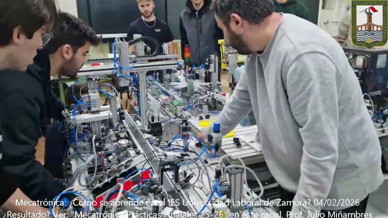 Así se estudia Mecatrónica en el IES Universidad Laboral de Zamora.