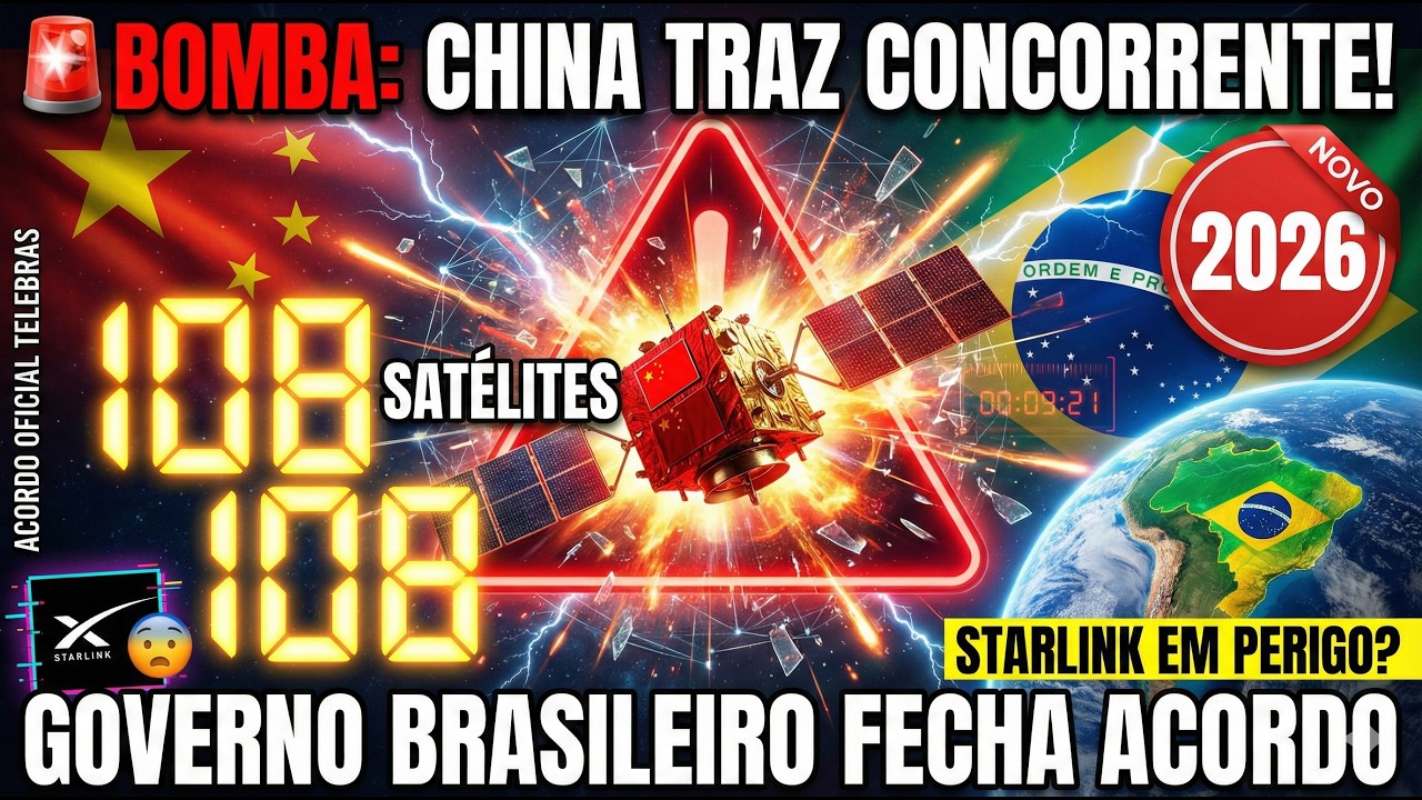 SPACESAIL: Starlink Chinesa Chega em 2026! Governo Fecha Acordo - Análise Completa