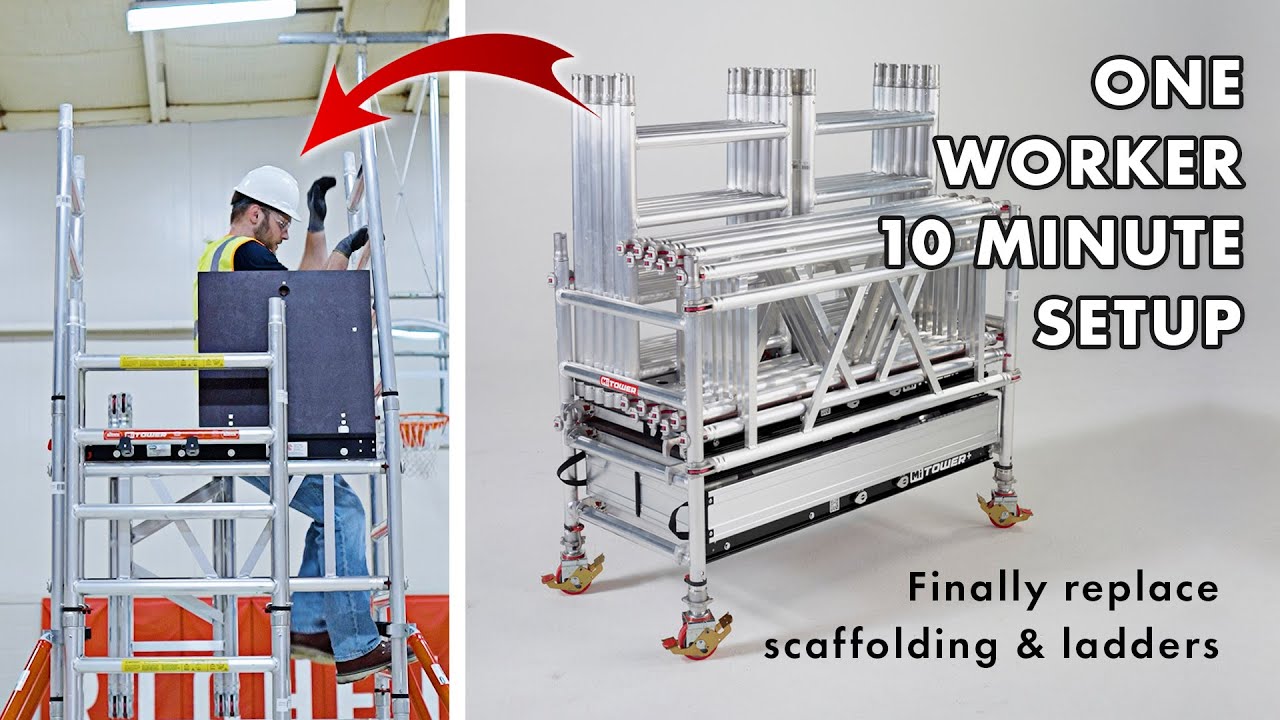 The MiTower- Safest Alternatives to Ladders | Mobile Scaffolding