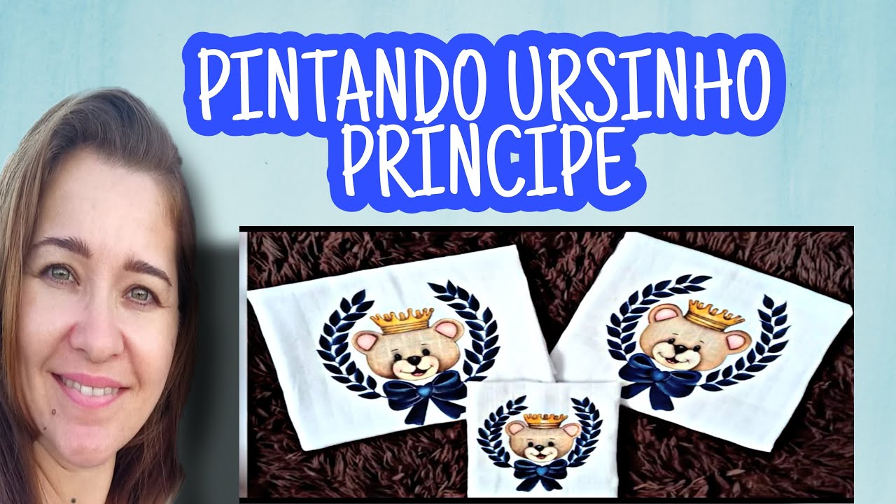 PINTANDO FRALDA COM DEIZE AZENHA - URSINHO PRINCIPE 🧸🎨🖌🖌🖌