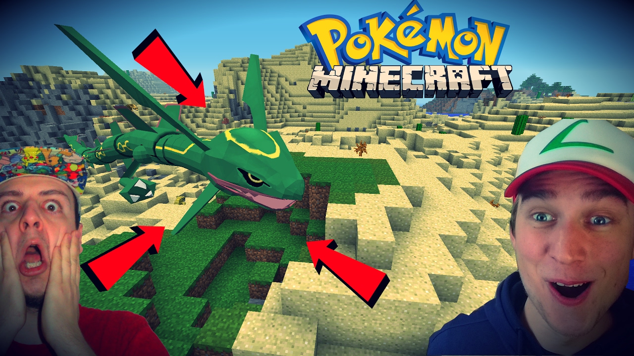 SPOTKALIŚMY RAYQUAZĘ? + DZIKA LUGIA (Pokemony w Minecrafcie)