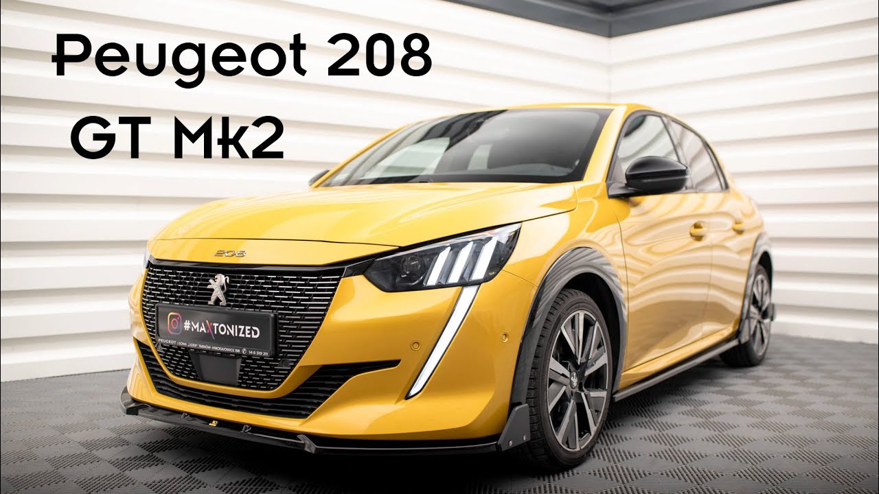 Peugeot 208 GT Mk2 | Maxton Design Splitter Set | Presentation #167