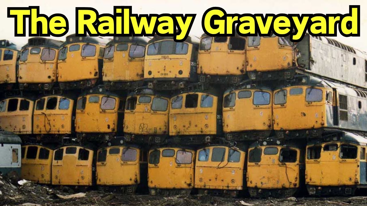 The Haunting Railway Graveyard at Vic Berry's: Exploring the Final Resting Place of British Trains