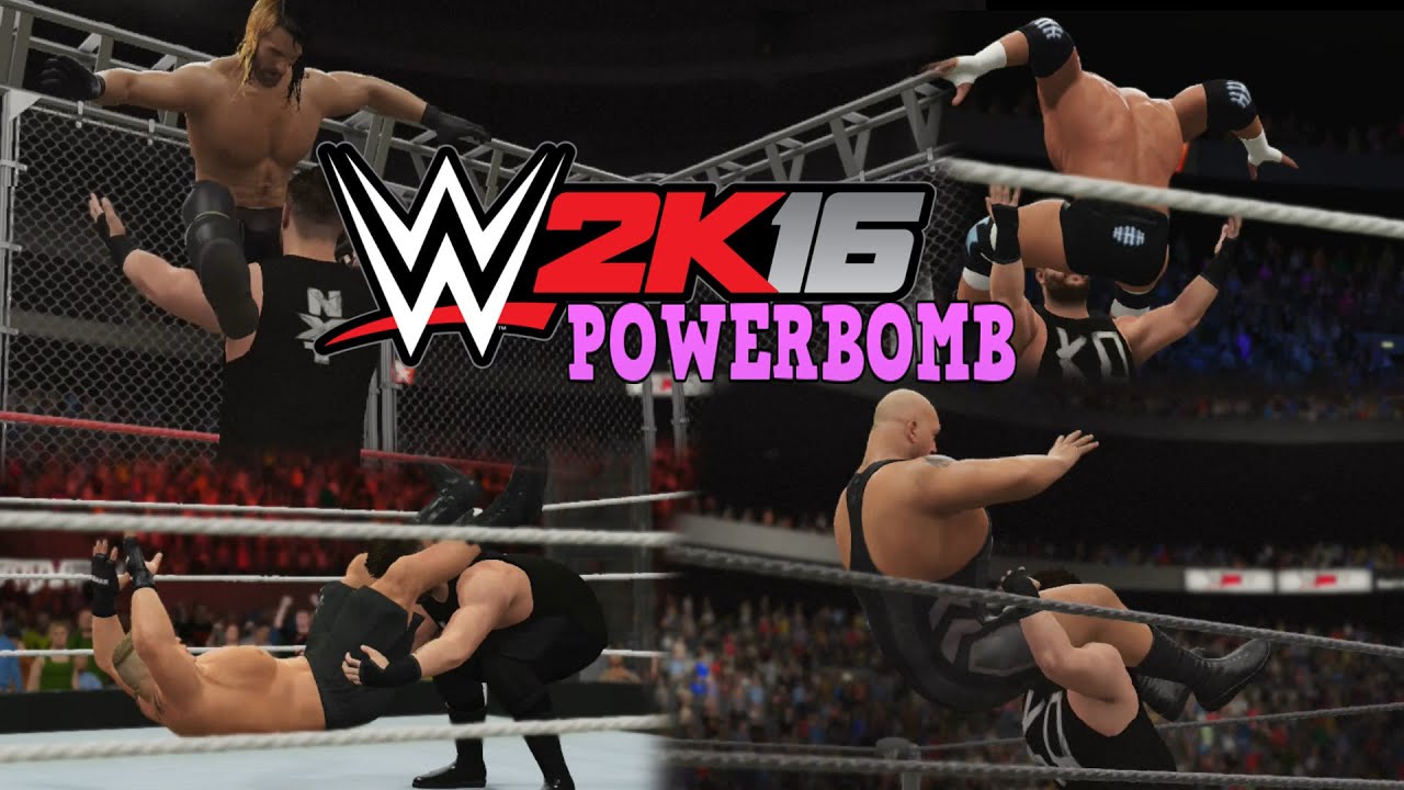 WWE 2K16 - Kevin Owens POP UP POWERBOMB Compilation!