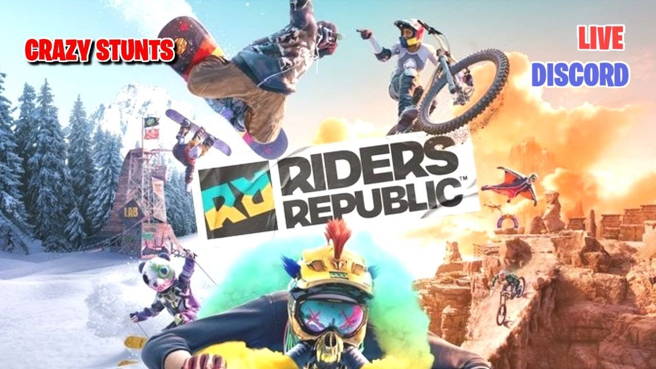 🔴RIDERS REPUBLIC : crazy stunts , chaos , much more #verticallive #shortsfeed