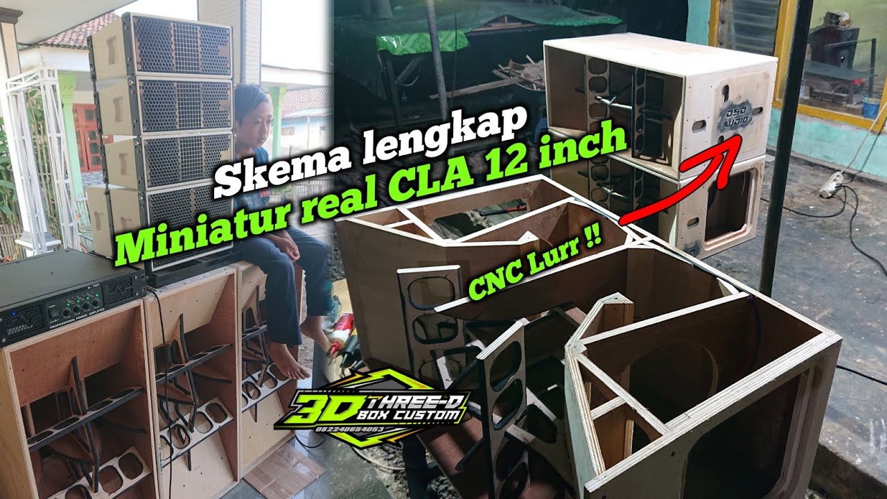 Skema Miniatur box real CLA versi 12 inch || 3Dboxcustom