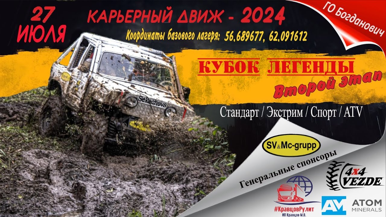GPS ориентирование на квадроциклах- Карьерный движ.