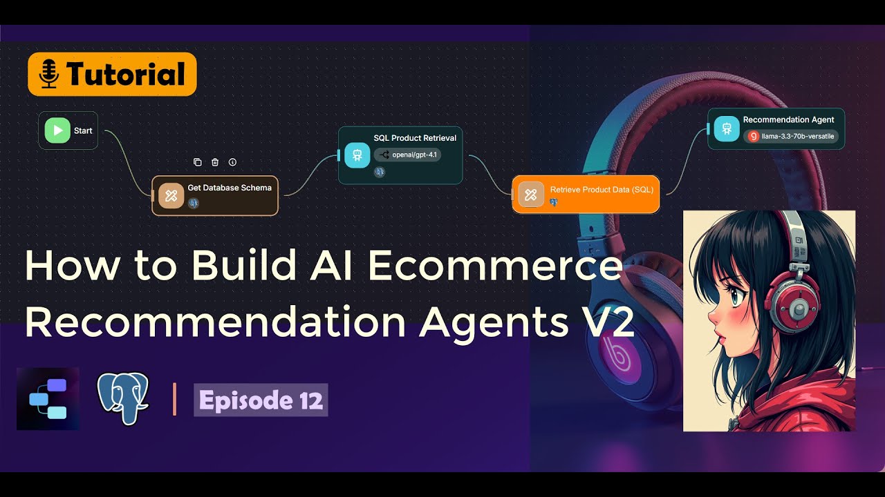 Flowise AgentFlows V2: Build AI Ecommerce Recommendation Agents w/ MCP Nodes