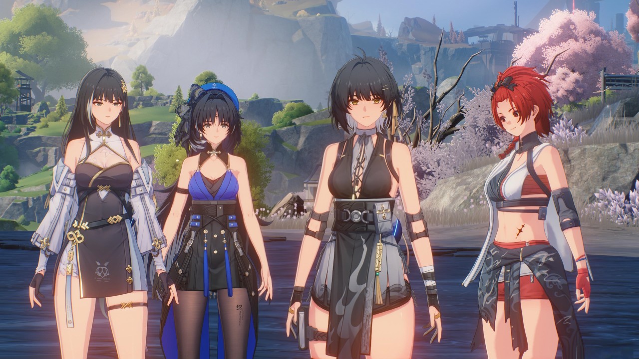 Wuthering Waves chill game and chat with squad