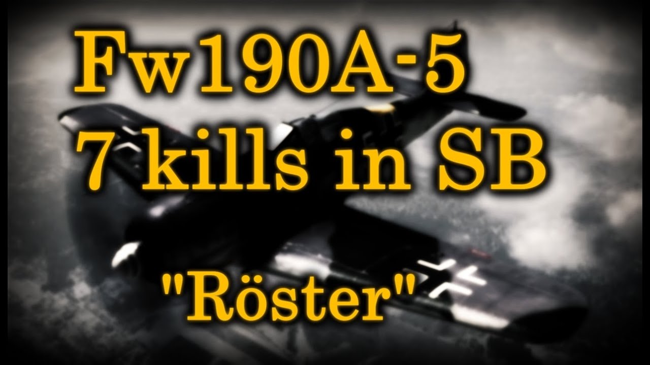War Thunder - 7 kills | Fw190A-5