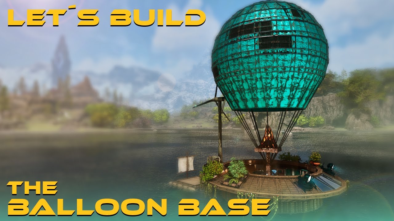 ASA BALLOON BASE / ARK BALLOON / PvE Base Design / Kreatives bauen in ARK