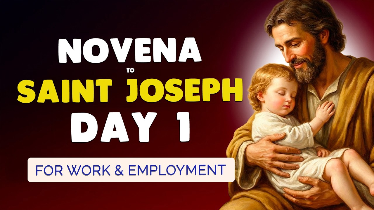 🙏 Novena to Saint Joseph 2026 Day 1 🙏 For Work & Employment
