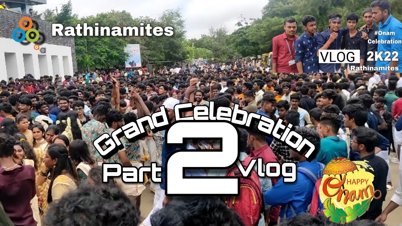 Onam Celebration | Part 2 | VLOG | Rathinamites | Entertainments ✨