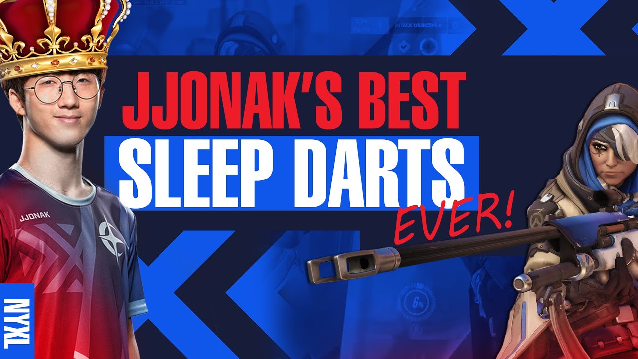 Jjonak's 10 Best Sleep Darts of All Time | Ana Gameplay Montage