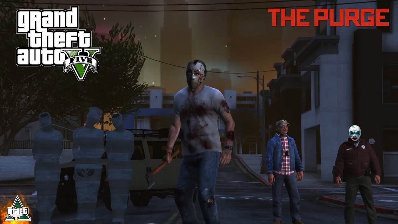 [GTA MÓDY] - OČISTA #01 PRVNÍ NOC OČISTY! (GTA 5 The Purge Mod - Česky)