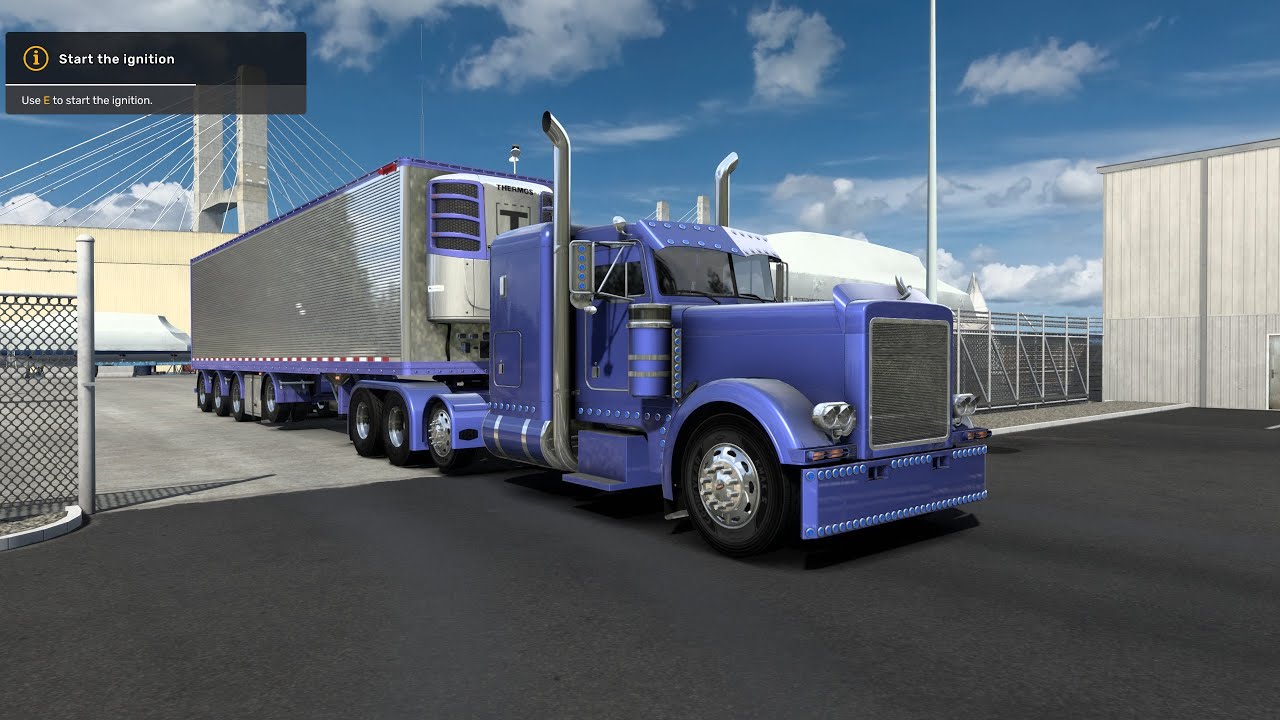 American Truck Simulator No Commentary Just Detroit Diesel