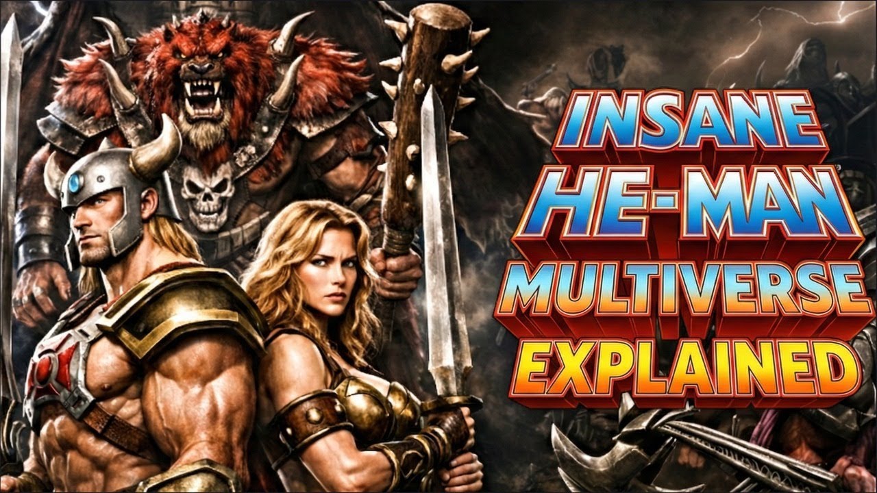 Insane He-Man Multiverse Explained - A Story That Takes You To Different Amazing Eternias!