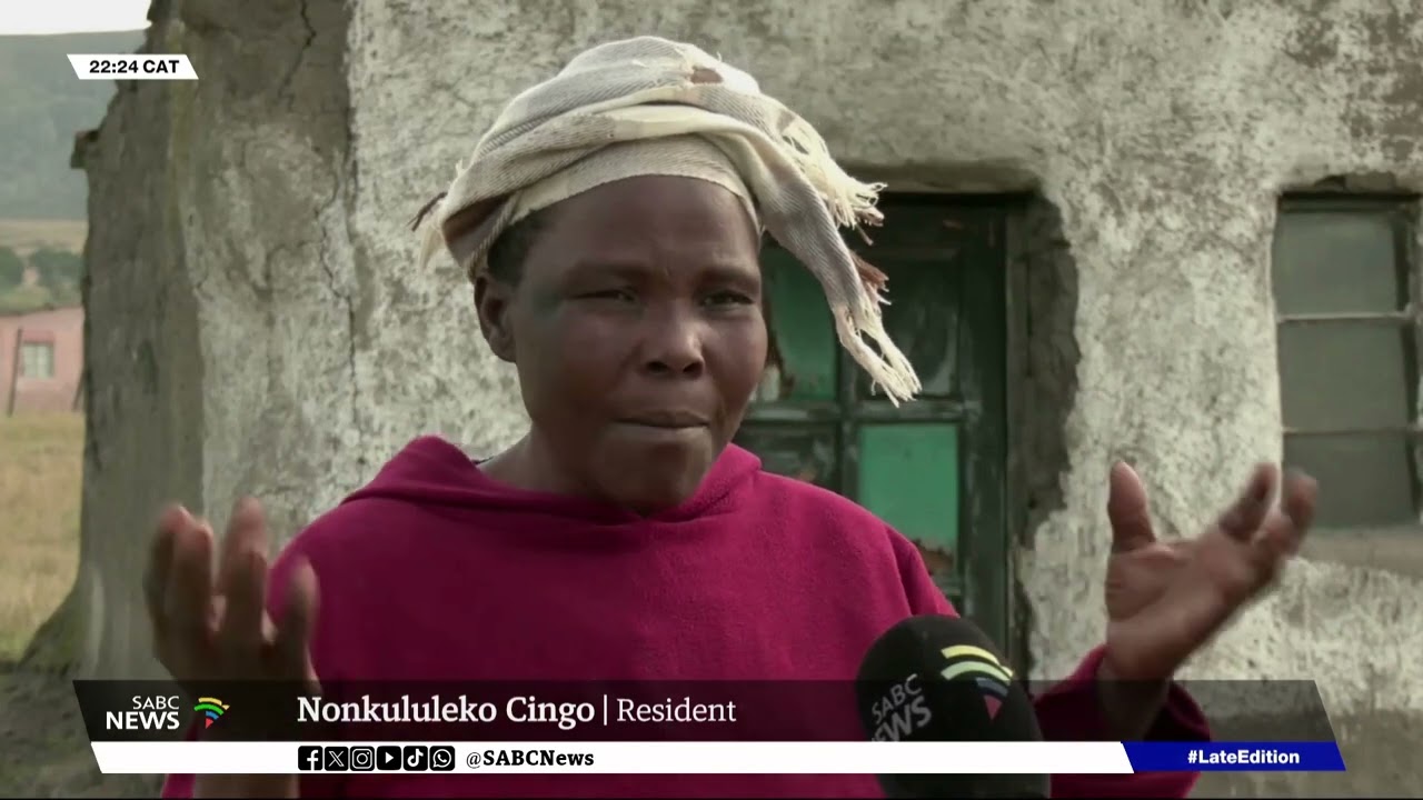 Lack of housing and poverty affecting people in the Eastern Cape