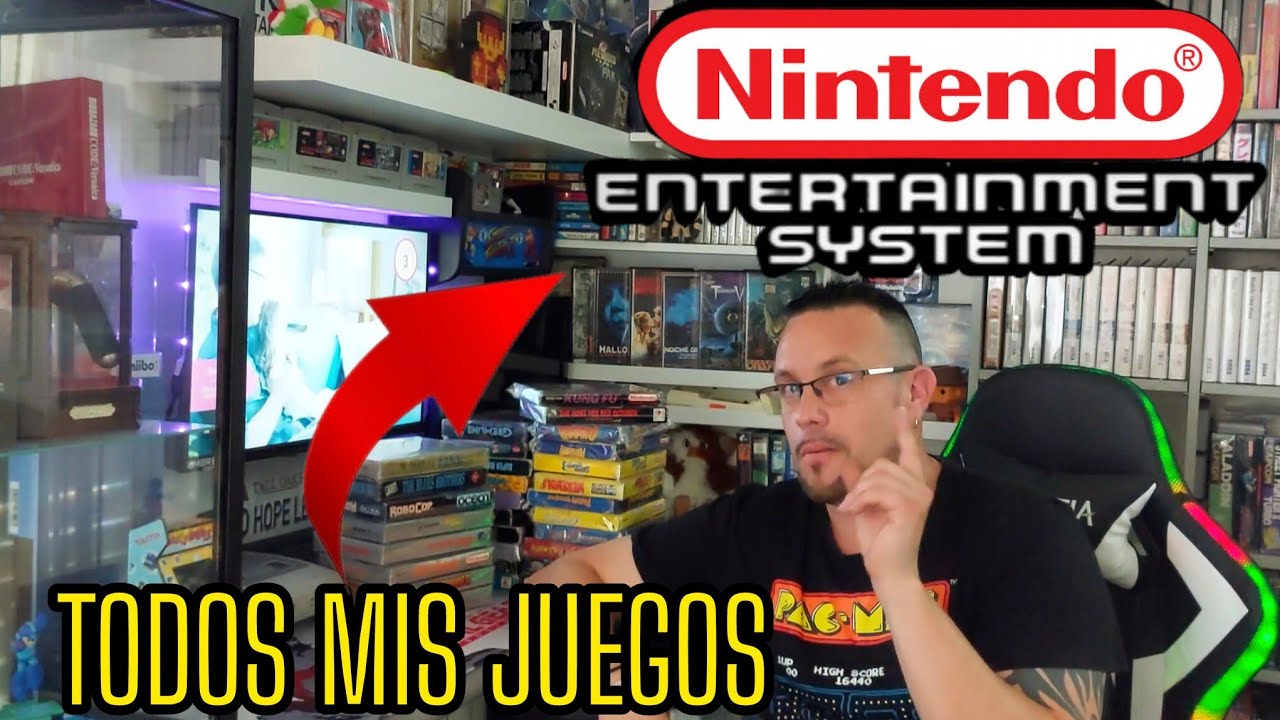 COLECCIÓN de VIDEOJUEGOS NINTENDO NES 🕹