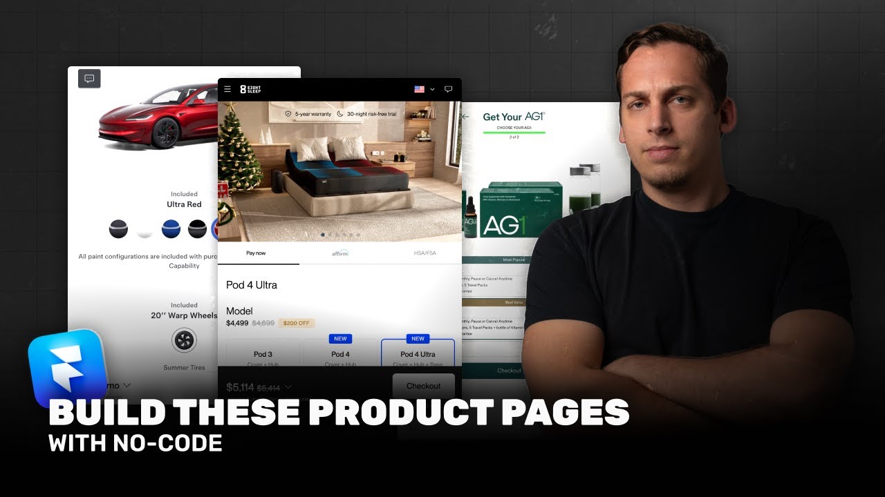 3 Unique Product Checkout Pages You Can Build in Framer (No-Code Tutorial)