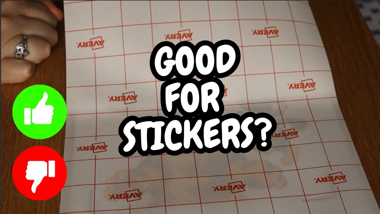 Avery Self Laminating Adhesive Laminate For Stickers?