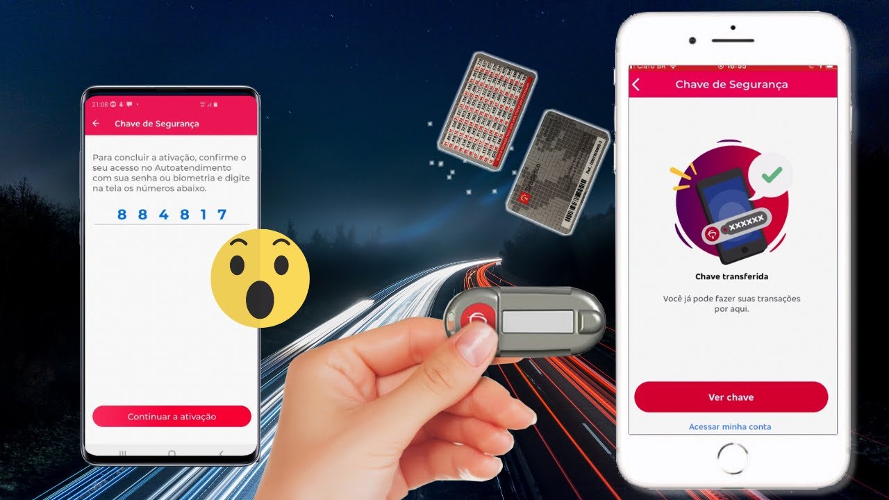 CHAVE DE SEGURANÇA BRADESCO: COMO TRANSFERIR DE UM CELULAR PARA OUTRO???