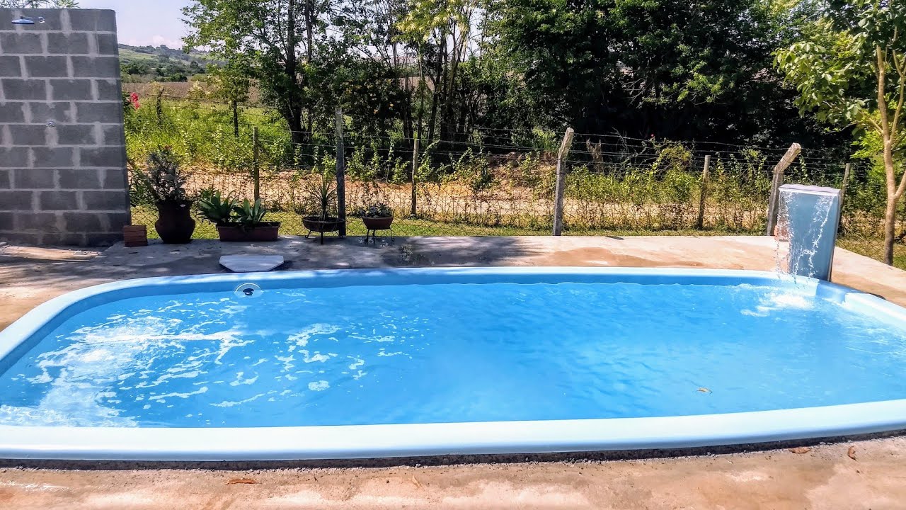 🏡COLOQUEI PISCINA NA CHÁCARA  (😱Deu tudo errado 😱) E COMO CONSEGUI RESOLVER, tudo passo a passo