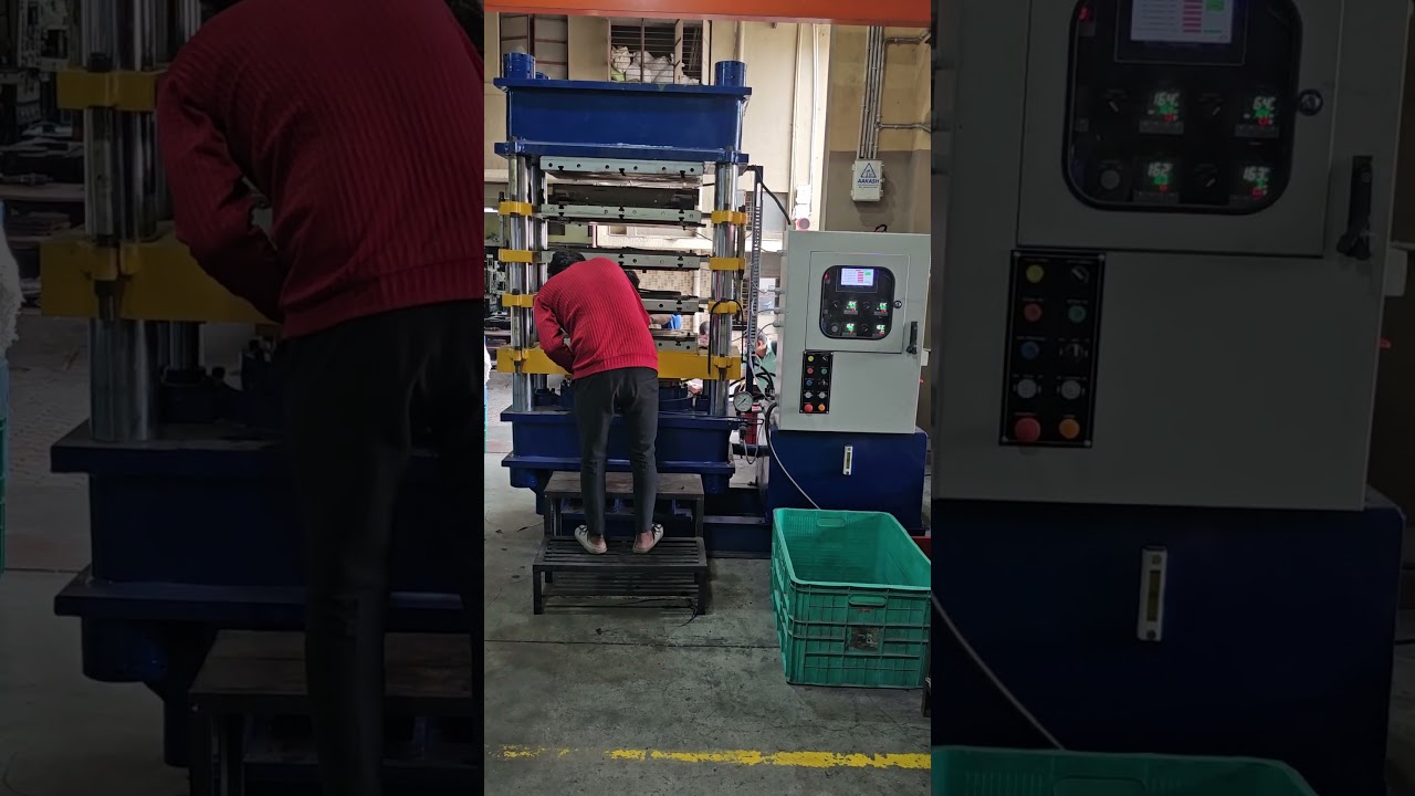 Rubber Moulding Machine 250 TON 4D1S (9313777401) hydroautomation@gmail.com #rubber #machine