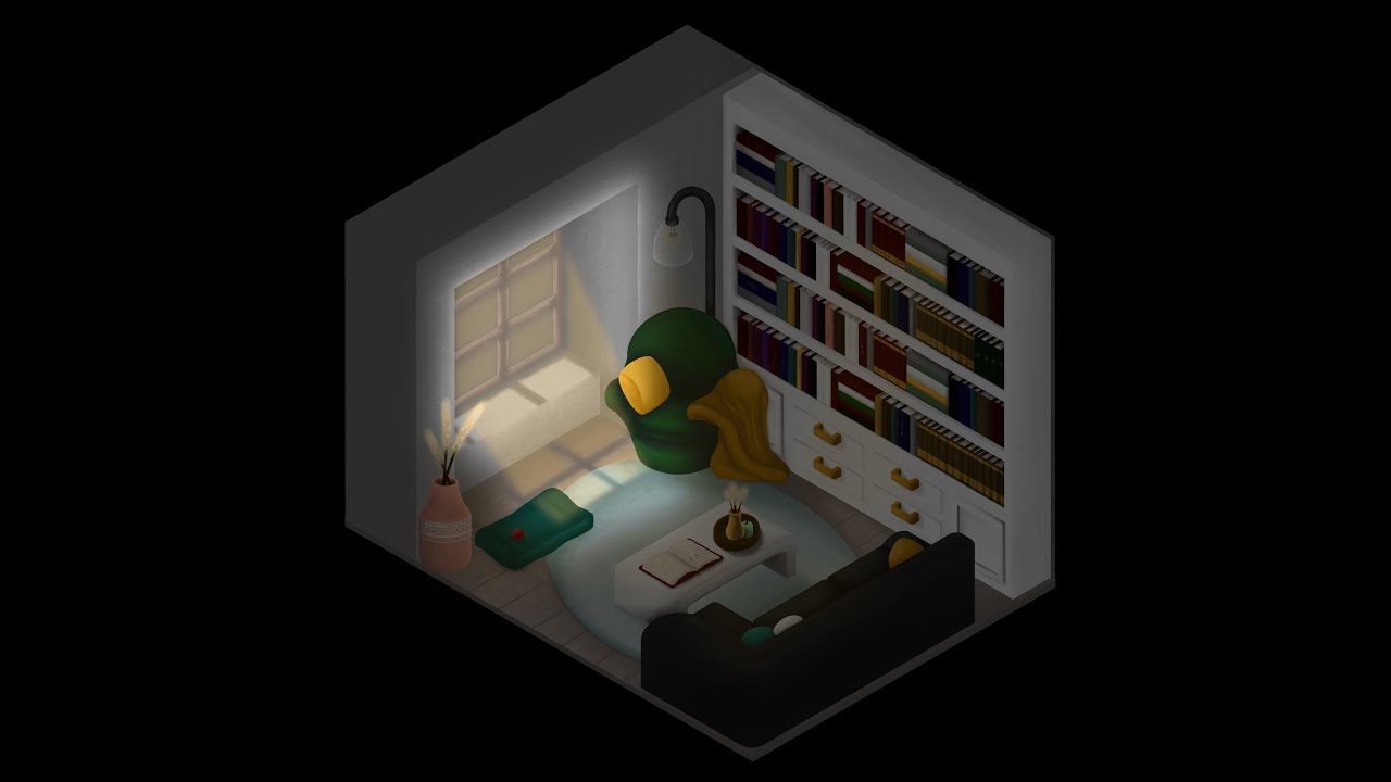 Small Library - Isometric Concept Design