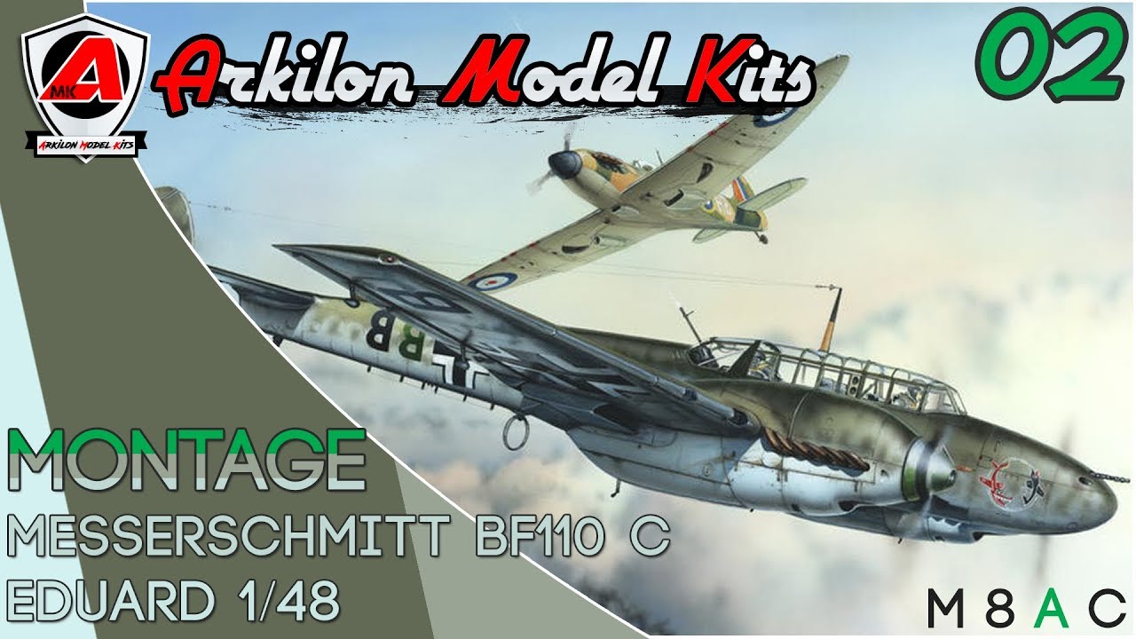 Montage Messerschmitt BF110C - EDUARD 1/48 - Part 02