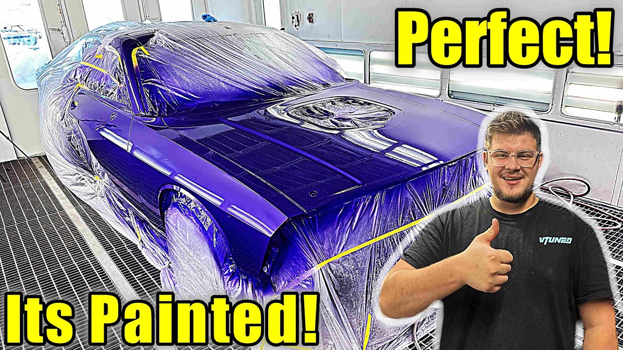 We Painted The Dodge Challenger It Looks Amazing!