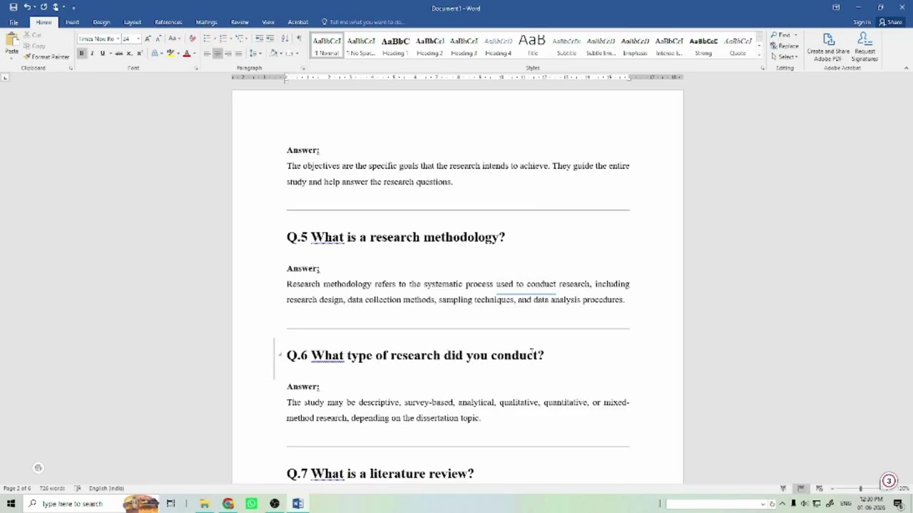 MLIS Dissertation Viva Questions and Answers | Complete Preparation Guide