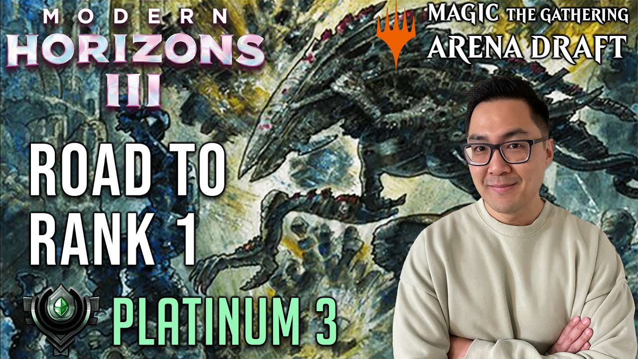 This Is What Peak Eldrazi Looks Like | Plat 3 | Road To Rank 1 | Modern Horizons 3 Draft | MTG Arena