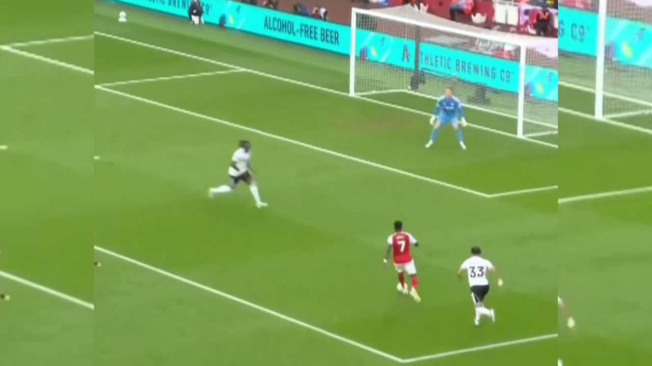 Bukayo Saka on the score sheet vs Fulham 