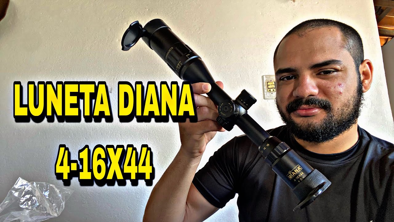 LUNETA DIANA 4-16X44 SERÁ QUE VALE A PENA?
