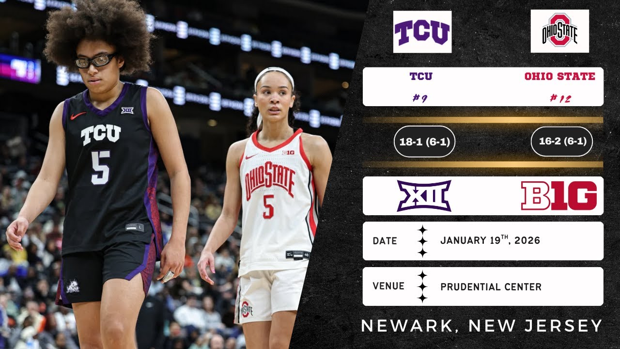 No. 9 TCU vs No. 12 Ohio State | 2026 Coretta Scott King Classic | 1.19.26