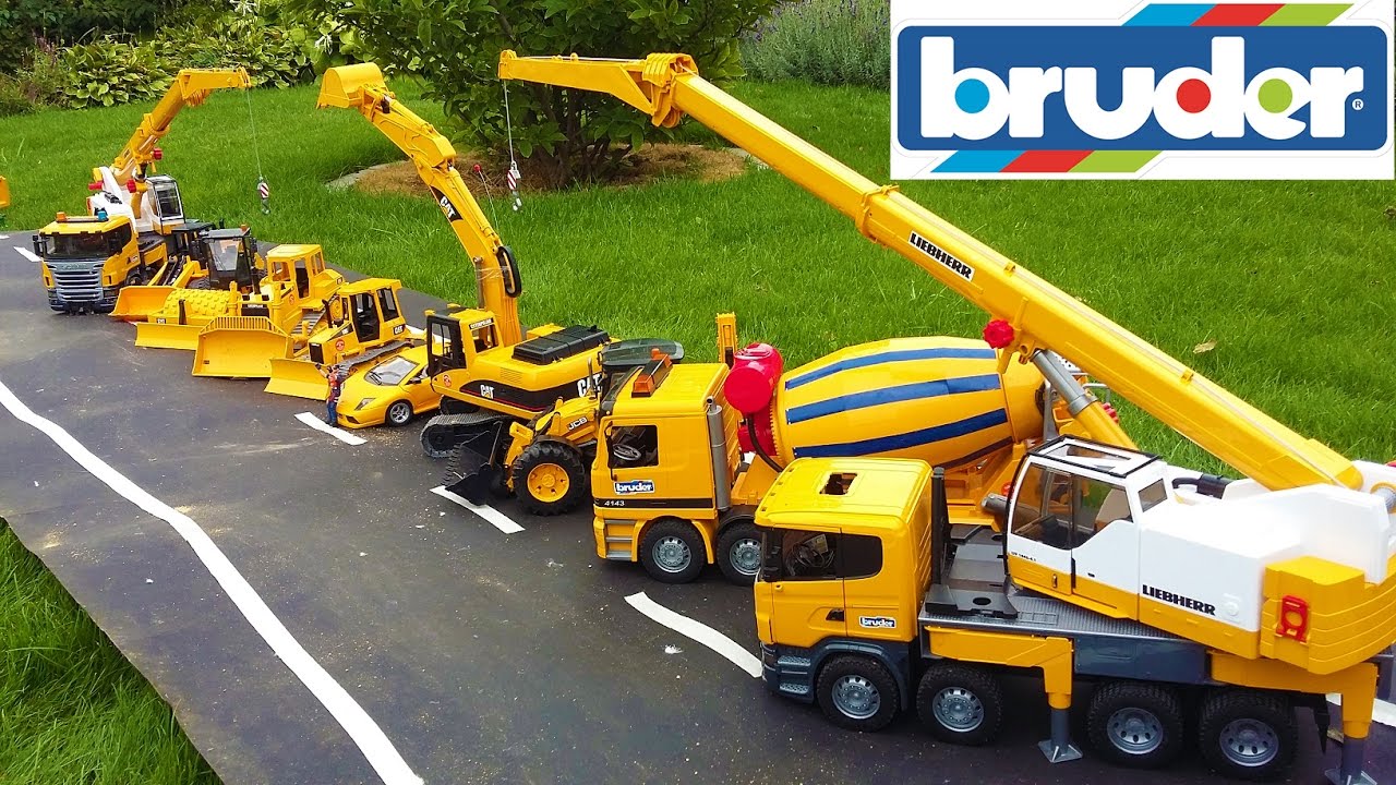 BRUDER RC BEST OF 2016 - trucks, tractors, excavators!