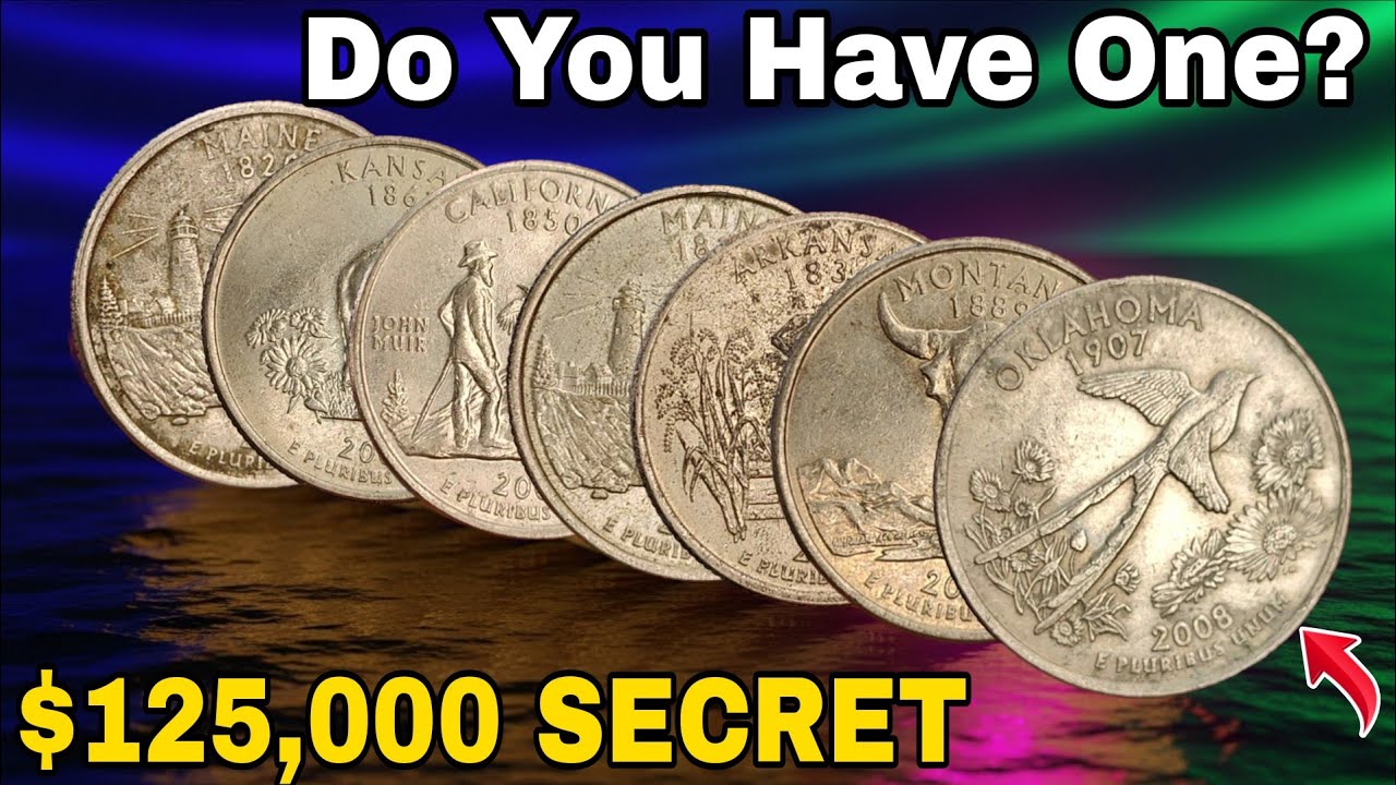 Top 10 Rarest State Quarters Worth MILLIONS! (Hidden Treasures in Your Pocket)
