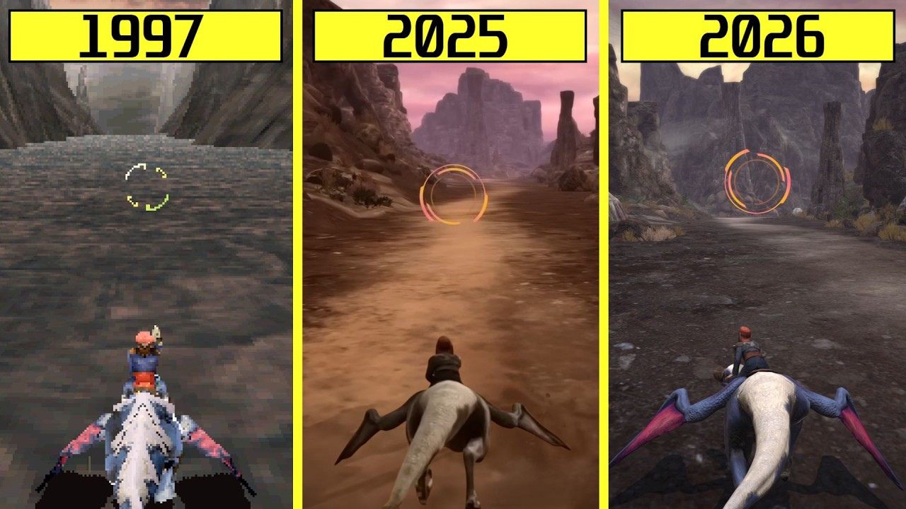 Panzer Dragoon Zwei Remake vs Original Early Graphics Comparison | TGS 2025 vs 2026 Steam Next Fest