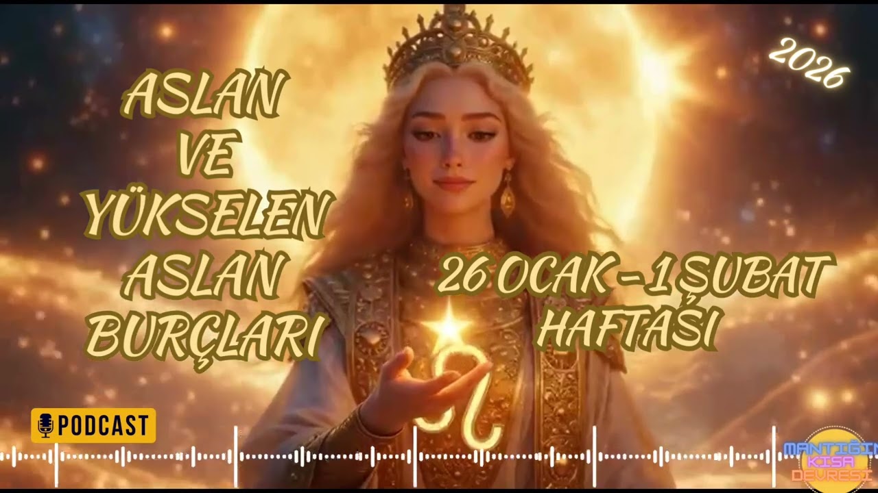 Aslan ve Yükselen Aslan Burçları | 26 Ocak – 1 Şubat Haftalık Burç Yorumları