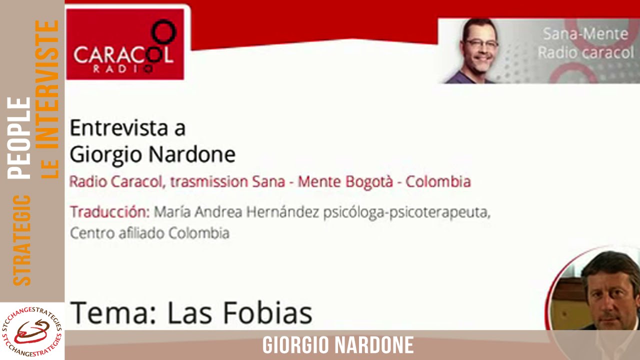 Giorgio Nardone: Las fobias, como superar rápidamente el miedo