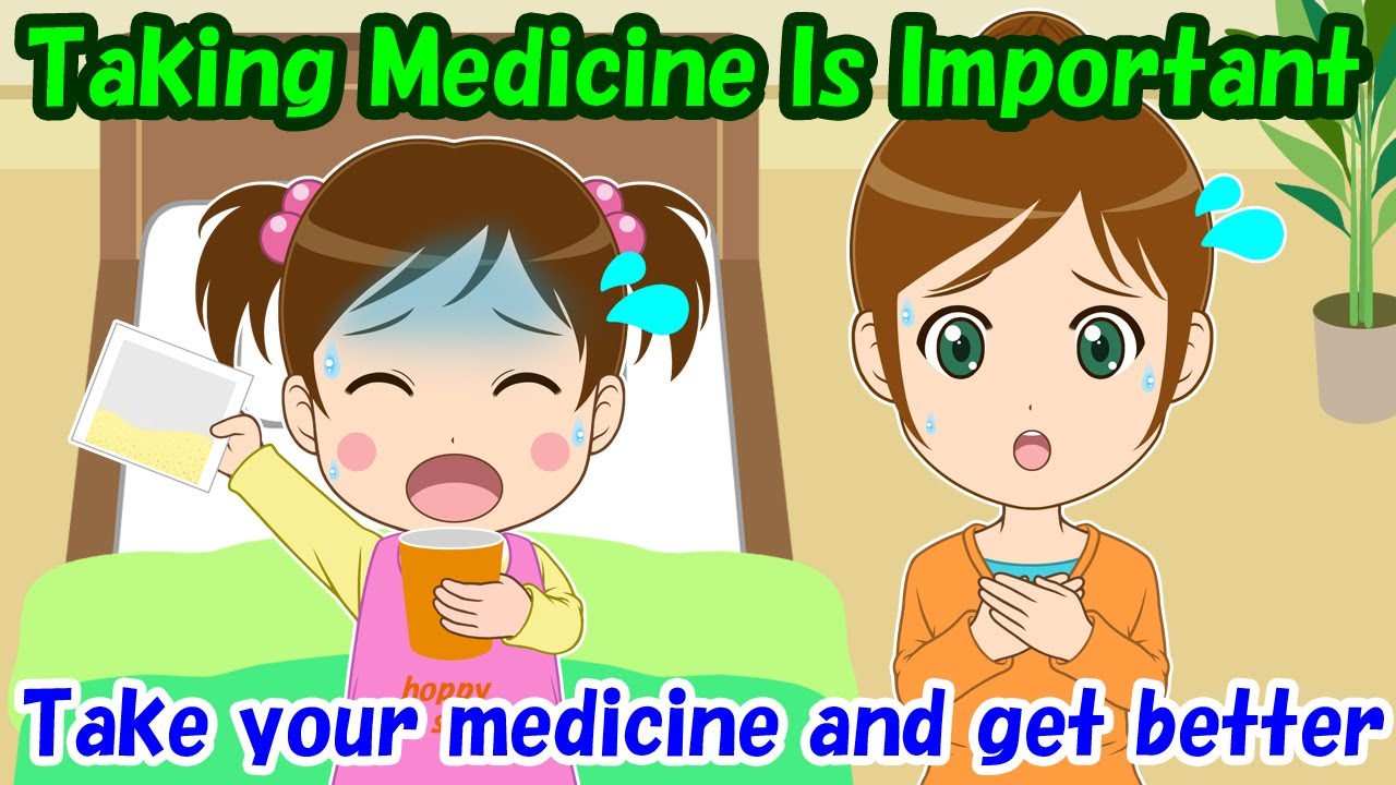 【Принимаем лекарства】Умственное развитие |Taking Medicine Is Important |Хорошие привычки |HoppySmile
