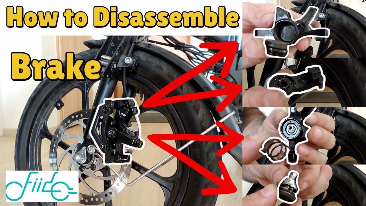 How to disassemble\teardown Fiido bicycle brake - tutorial