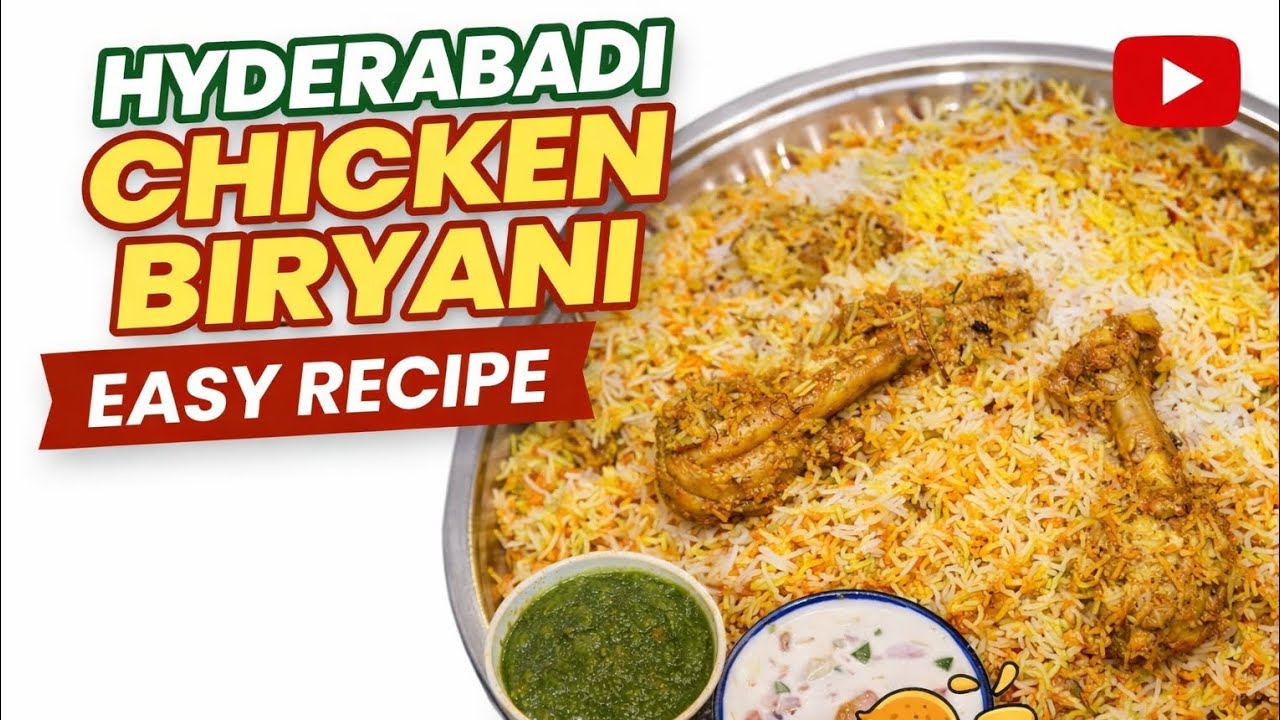 हैदराबादी चिकन बिरयानी रेसिपी |hyderabadi chicken biryani recipe #trending #viral #food #explore