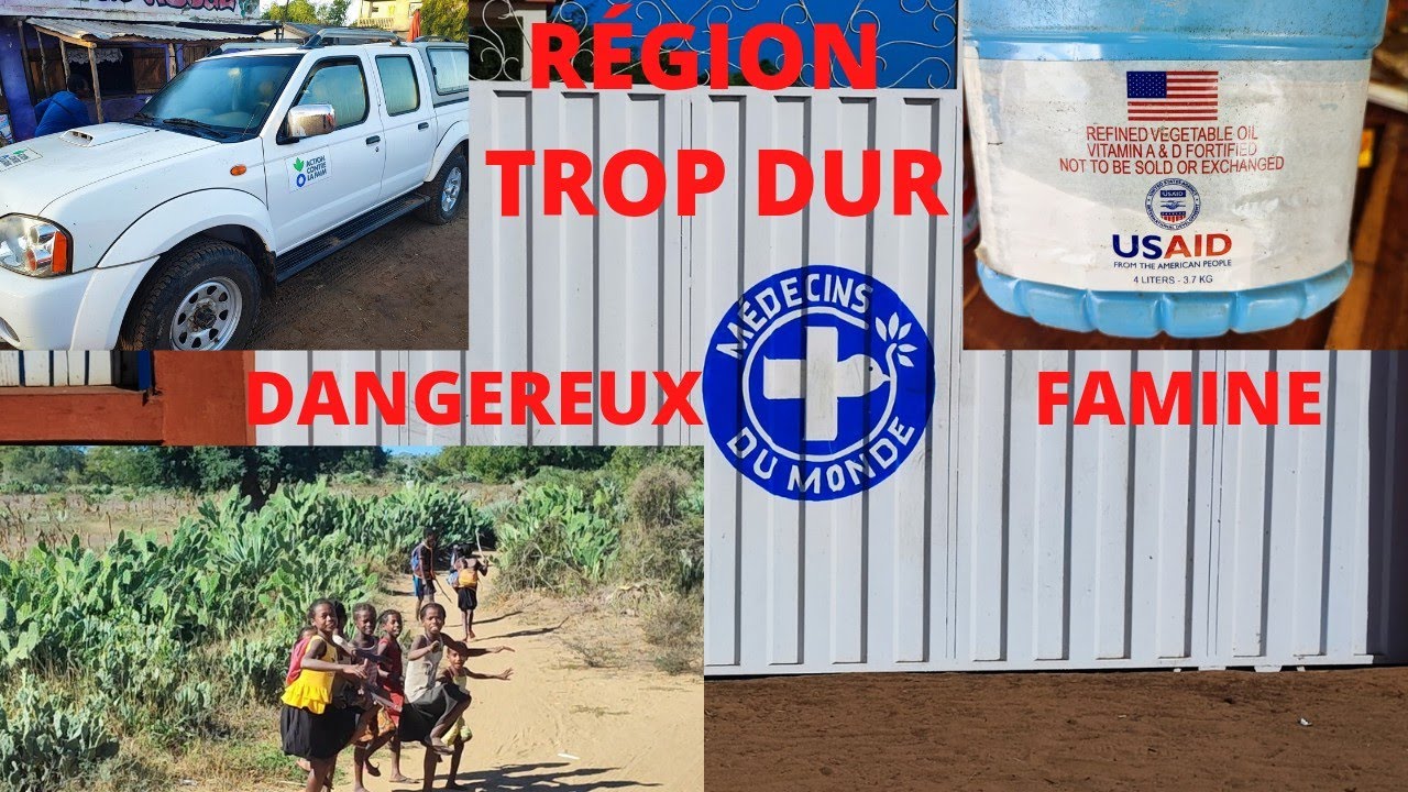 SUD DE MADAGASCAR, ZONE DANGEREUSE DU KÉRÉ (famine), je traverse difficilement jusqu'à Fort Dauphin.