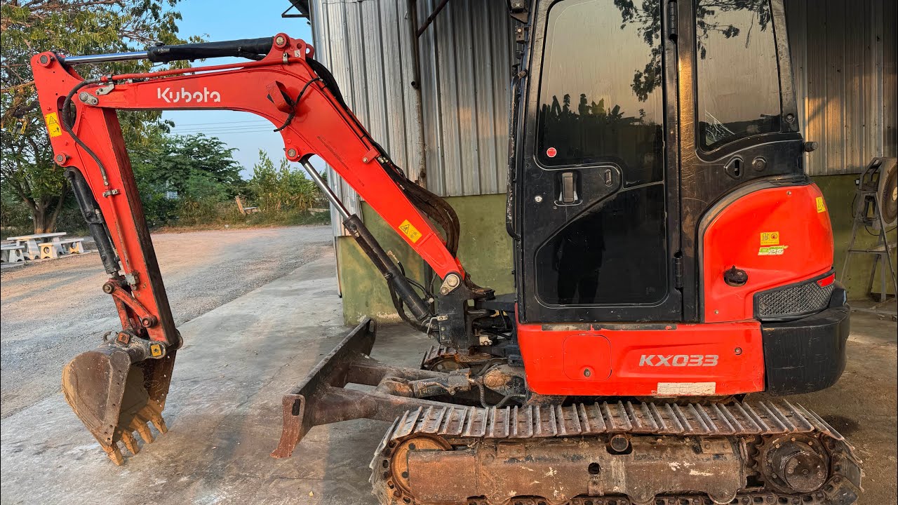 รถขุด kubota kx033-4ac มือ2 ใช้น้อย 