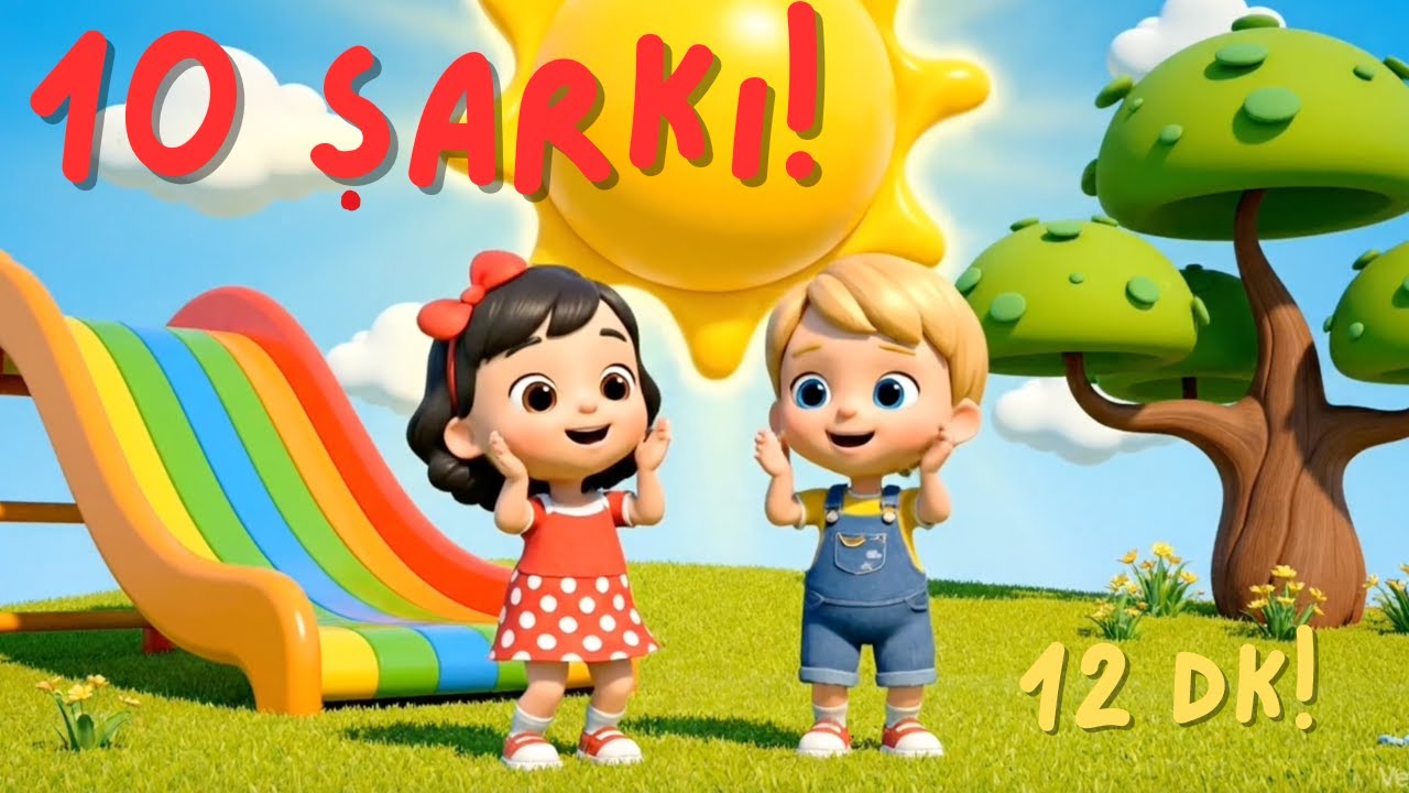 En Sevilen 10 Eğitici Çocuk Şarkısı 🎵  Renkler, Sayılar, Hayvanlar