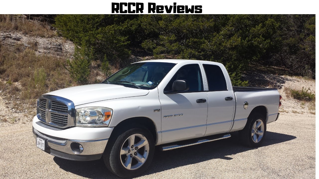 Обзор Dodge Ram 1500 Lonestar Edition 2007 года: подробный тест-драйв, аудиозаписи и видео.